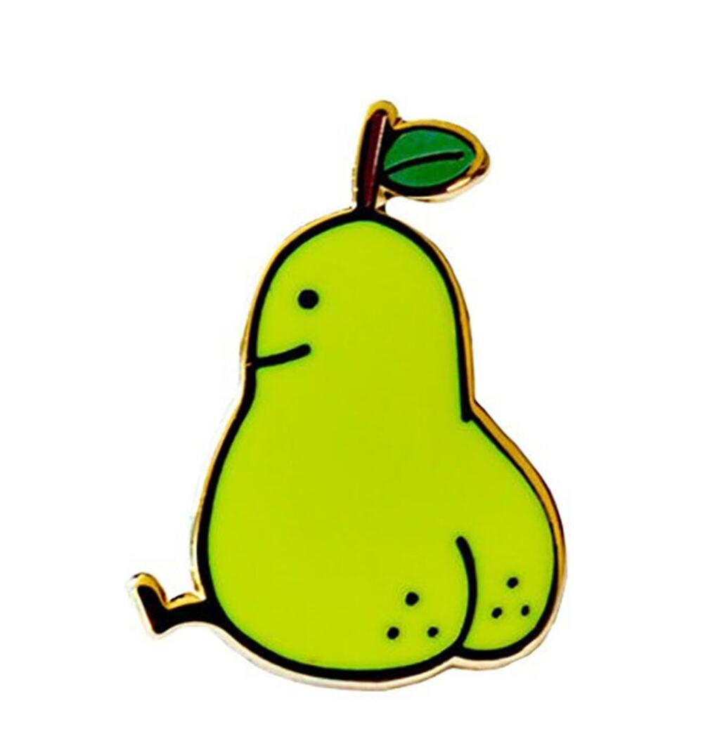Pear Butt Enamel Pins 283